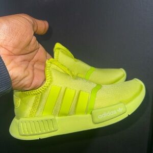 Adidas NMD 360 Neon Yellow Kids Sneakers Size 11C